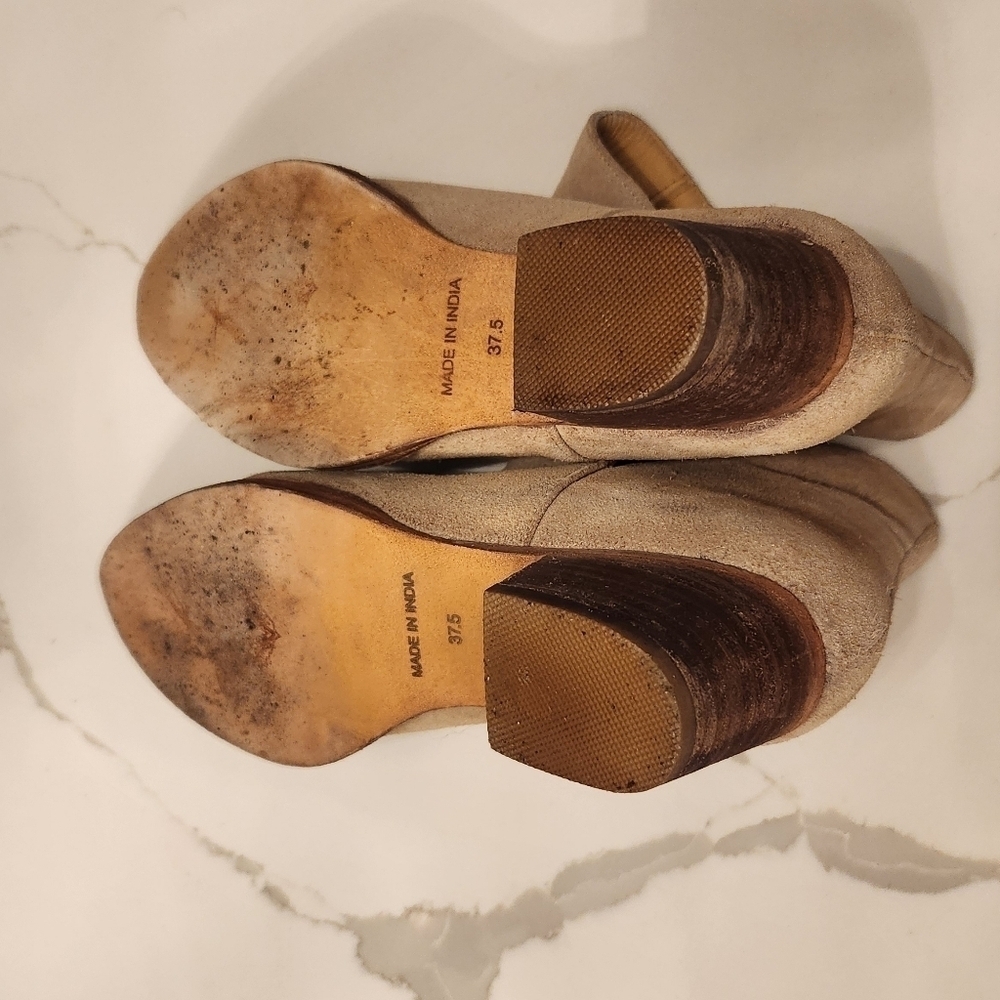 Free People Charm Double V Suede Ankle Boot - Picture 8 of 11